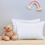 Utopia Bedding Toddler Pillows 2-Pack, Soft Cotton