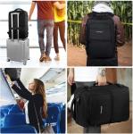 Vancropak 40L Expandable Carry On Backpack - Black