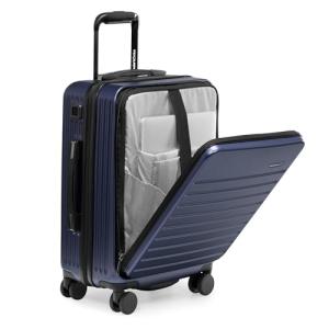 Navy 22-Inch Hardside Carry-On Suitcase