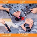 12 Pack Vacuum Storage Bags with Travel Pump
