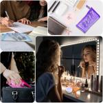 Colorful Mesh Pouches Set for Travel and Organization