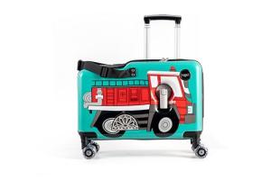 Younglingz Lil Flyer 20" Ride-On Suitcase (Red Firetruck)