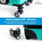 Younglingz Lil Flyer 20" Ride-On Suitcase (Red Firetruck)