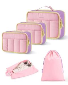 BAGSMART Travel Packing Cubes for Women - Large Capacity