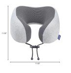 Napfun Upgraded Memory Foam Travel Neck Pillow