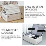 Hanke 20" Hard Shell Carry-On Suitcase - Ivory