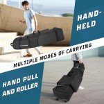 DAREKUKU Portable Golf Travel Bag with Wheels