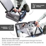 Navy 22-Inch Hardside Carry-On Suitcase