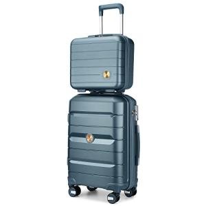 Somago 20" Carry-On & 14" Cosmetic Case Set