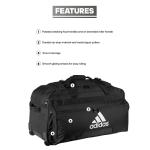 adidas Black Team Wheel Bag – One Size