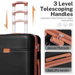 5-Piece Lightweight Luggage Set with Spinner Wheels