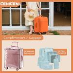 CENICENI Ultralight Travel Luggage Set with Accessories