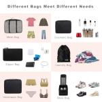 BAGAIL 8-Piece Travel Packing Cubes Set