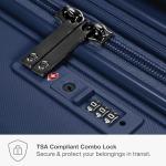 Indestructible Navy Hardshell Spinner Luggage Set