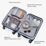 Indestructible Navy Hardshell Spinner Luggage Set