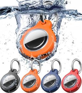 Waterproof AirTag Keychain Holder - Set of 4