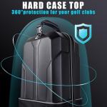 Golf Travel Bag with Wheels and Hard Case