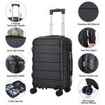 21-Inch Expandable Hardside Carry-On Spinner Luggage