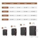 7-Piece Hard Shell Luggage Set with Backpacks