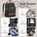 7-Piece Hard Shell Luggage Set with Backpacks