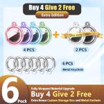 Airtag Holder 4-Pack - Waterproof & Durable