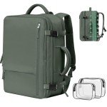 Olive Green 40L Waterproof Travel Backpack