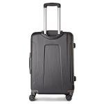Bagaggio Saint Tropez 20'' Carry On - Lightweight Hardshell Spinner Luggage - Dark Gray