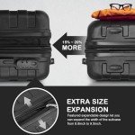 21-Inch Expandable Hardside Carry-On Spinner Luggage