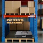 WISHSOM Heavy Duty 660lbs Digital Shipping Scale