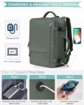 Olive Green 40L Waterproof Travel Backpack