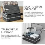 Hanke 20" Hard Shell Carry-On Suitcase - Jet Black