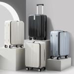 Hanke 20" Hard Shell Carry-On Suitcase - Jet Black