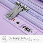 Traveler's Choice Pagosa 22" Lavender Spinner Luggage