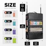 Vokelater Travel Luggage Organizer - Extra Large Black