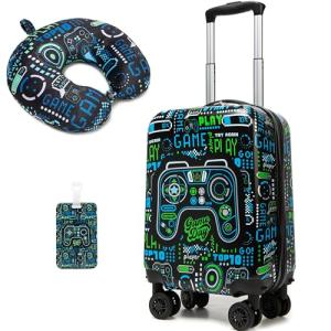 Homskiii Kids Hardside Suitcase Set for Boys