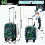 Homskiii Kids Hardside Suitcase Set for Boys