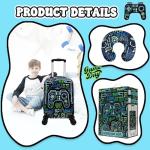 Homskiii Kids Hardside Suitcase Set for Boys