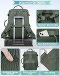 Olive Green 40L Waterproof Travel Backpack