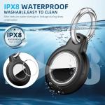 Waterproof 4-Pack Airtag Holders for Luggage & Keys