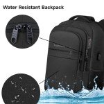 Lapsouno Large TSA-Friendly Travel Backpack with USB Port