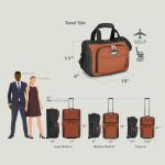 Amsterdam Expandable Rolling Luggage Set - Gray