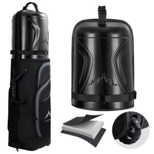 Unihimal Heavy Duty Golf Travel Bag with Wheels