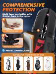 Unihimal Heavy Duty Golf Travel Bag with Wheels