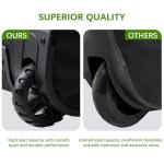 Unihimal Heavy Duty Golf Travel Bag with Wheels