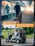 Unihimal Heavy Duty Golf Travel Bag with Wheels