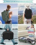 Olive Green 40L Waterproof Travel Backpack