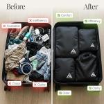 8-Piece Luxury Packing Cubes for Travel