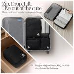 8-Piece Luxury Packing Cubes for Travel