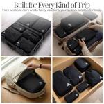 8-Piece Luxury Packing Cubes for Travel