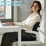 Lumbar Support Cushion with Adjustable Strap